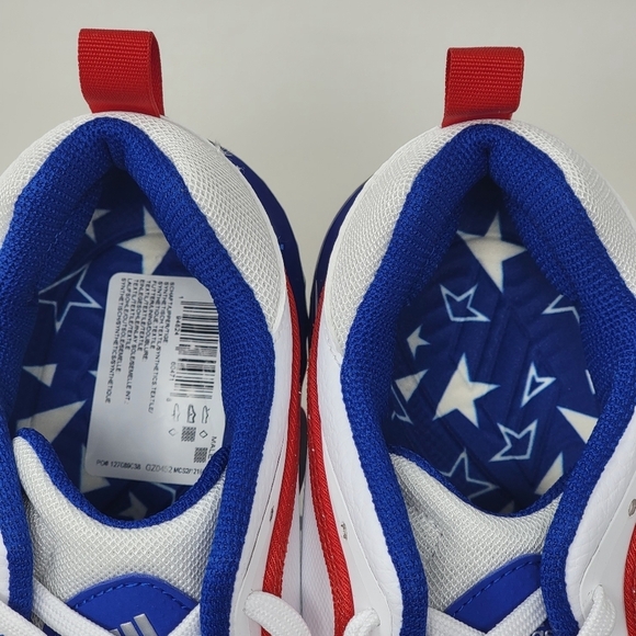 Adidas Icon 6 Bounce USA All Star Game Baseball Cleats Mens Size 9 GZ0452 New - Picture 11 of 11